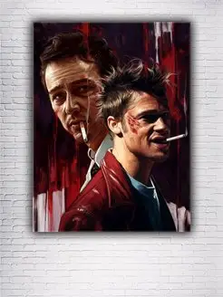 Картина на холсте Fight club 30х40см