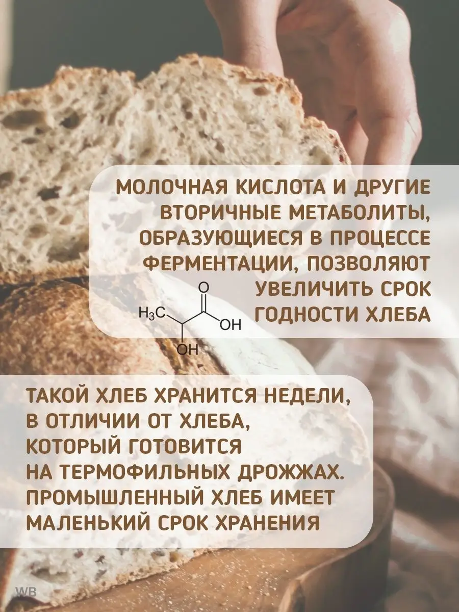 Сухая Закваска Для Хлеба В Хлебопечке Купить