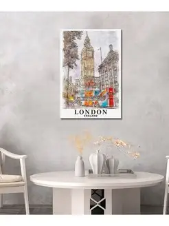 Картина на холсте London 42 50х70