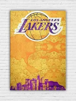 Картина на холсте Lakers 30x40