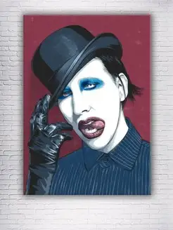 Картина на холсте Marilyn Manson 40х60