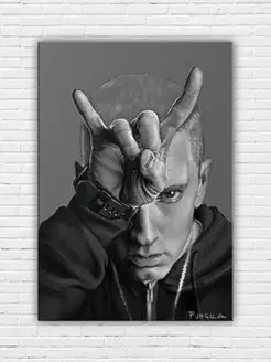 Картина на холсте Eminem-2 40x60