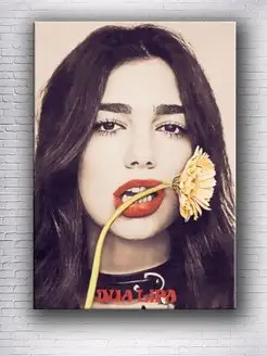 Картина на холсте dua lipa 40х60