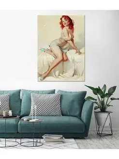 Картина на холсте Арт Пин-ап - Art Pin-up 20х30