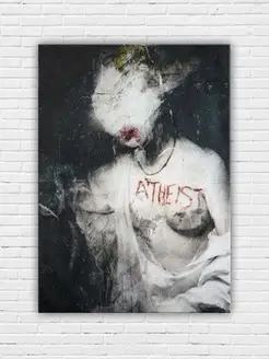 Картина на холсте ATHEIST 30x40