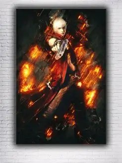 Картина на холсте Данте Devil may cry 30х40