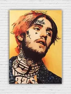 Картина на холсте Lil Peep 30x40