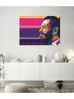 Картина на холсте Post Malone (7) 40x60