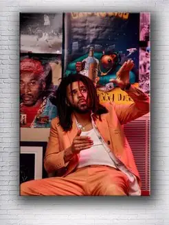 Картина на холсте J Cole 30х40