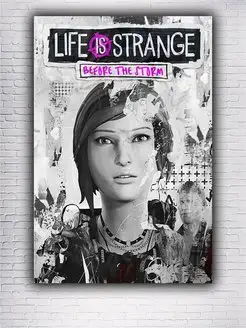 Картина на холсте Life is strange Хлоя Прайс плакат 40х60