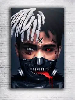 Картина на холсте XXXTentacion 30х40