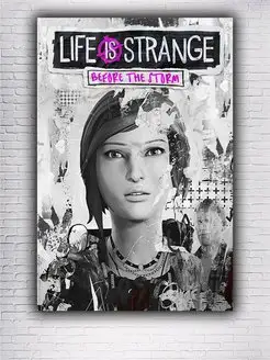 Картина на холсте Life is strange Хлоя Прайс плакат 30х40