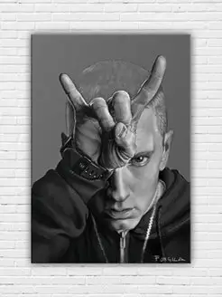 Картина на холсте Eminem-2 30x40