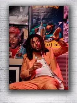 Картина на холсте J Cole 40х60