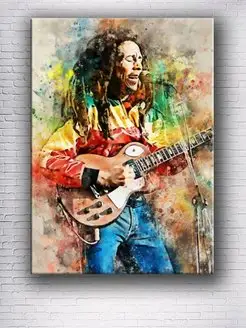 Картина на холсте Bob Marley 40х60