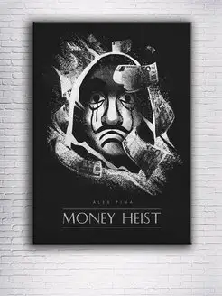 Картина на холсте Money heist 30х40