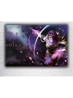 Картина на холсте DOTA 2 Lanaya 40х60