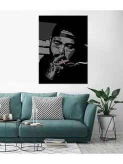 Картина на холсте Post Malone (2) 40x60