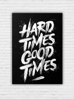 Картина на холсте Hard times 30x40