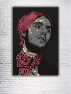 Картина на холсте Lil Peep 30х40