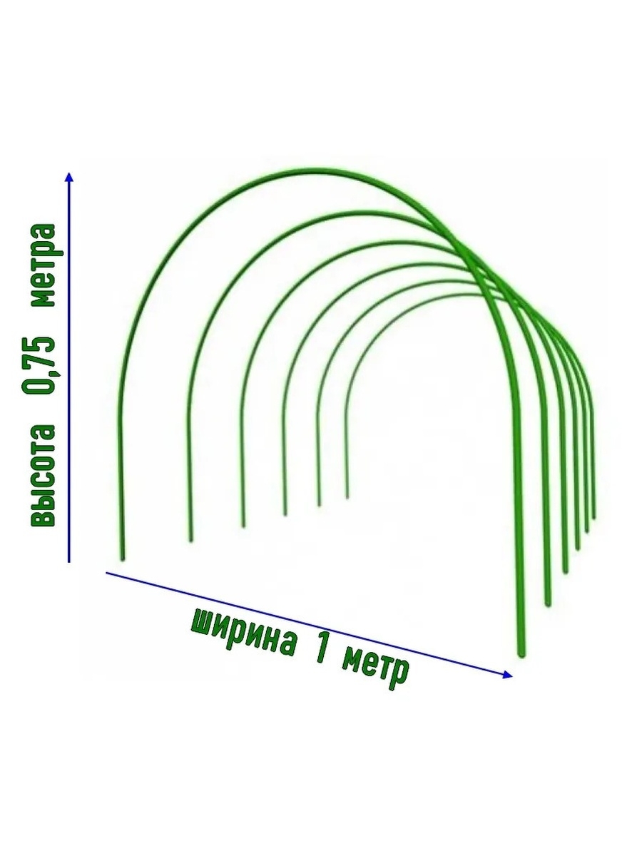 Парниковые дуги Green line 2.5 м