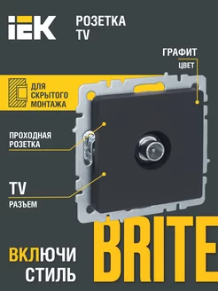 BRITE Роз. TV проходная РТВ10-0-БрГ граф