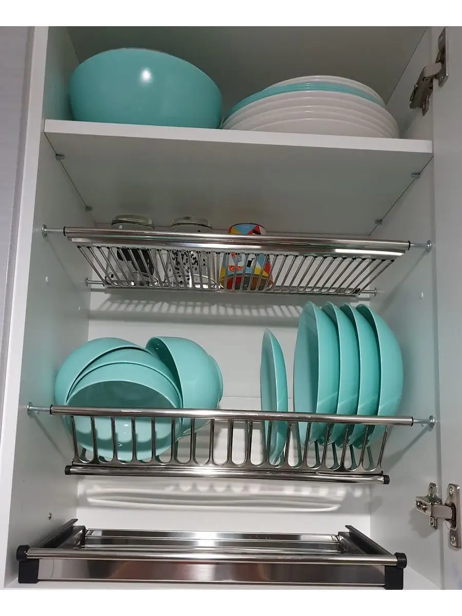 шкаф подвесной для посуды с сушилкой