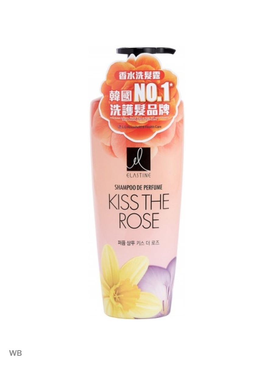 Elastine шампунь. Elastine шампунь парфюмированный Kiss the Rose 600мл. Кондиционер elastine Perfume Kiss the Rose (Корея) 600мл.