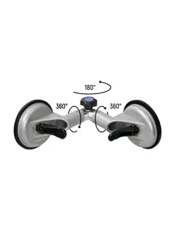 Присоска вакуумная для фиксации углов двойная 2х120 угол 90