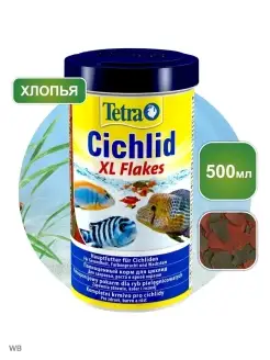 Корм для цихлид Cichlid Flakes XL 500 мл, крупные хлопья