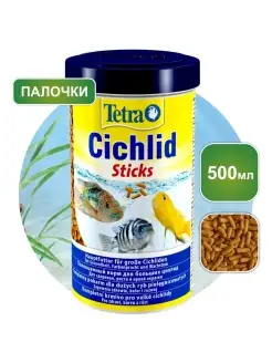 Корм Cichlid Sticks 500 мл, палочки для цихлид