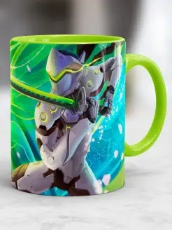 Кружка Гэндзи из игры Овервотч (Genji, Overwatch)