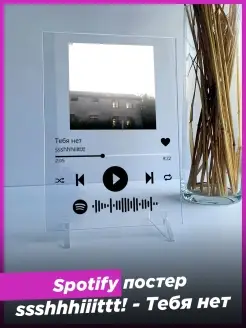 Spotify постер ssshhhiiittt! спотифай фигурка подарок другу