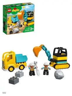 Duplo 10931 Грузовик и гусеничный экскаватор