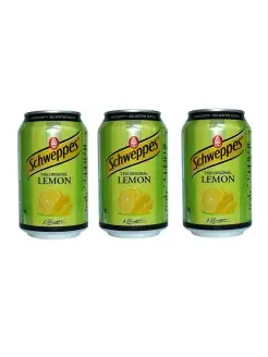 Гфзированный напиток Schweppes лимон 330 мл Х 3