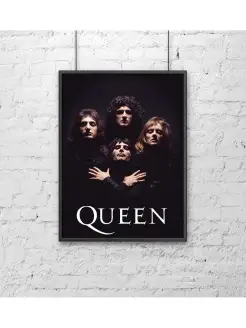 Постер 30х40 см - Группа Queen