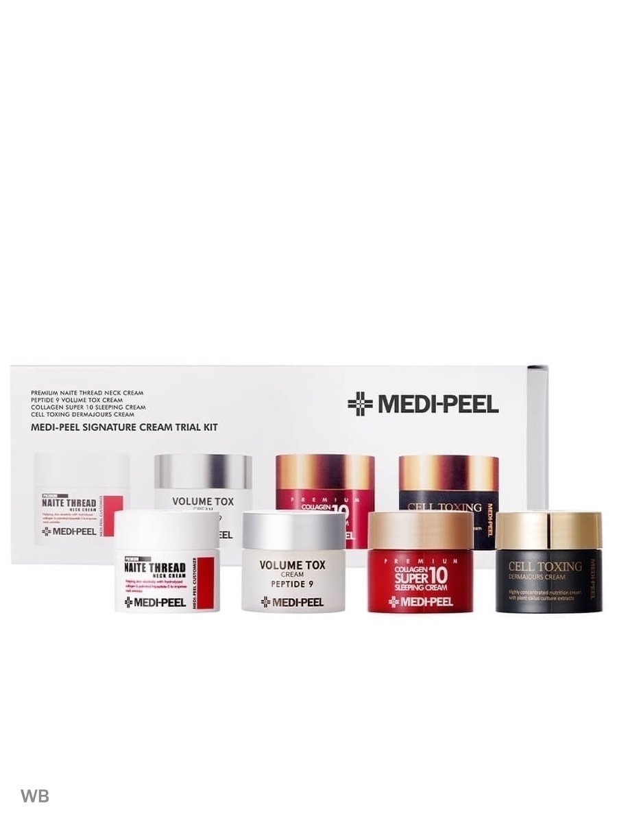 Collagen naite thread neck cream medi peel. Medi Peel набор миниатюр. Medi Peel Signature Cream Trial Kit. Medi Peel крем для лица. Medi-Peel Collagen super10.