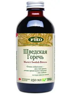 Паразитов «погонять» одна без спирта, Flora Swedish Bitters