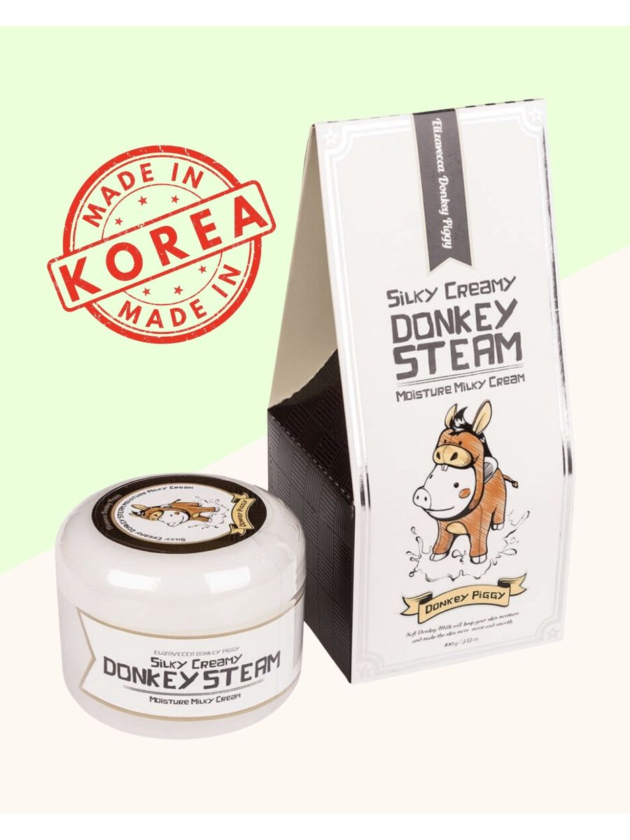 крем для лица silky creamy donkey steam moisture milky фото 58