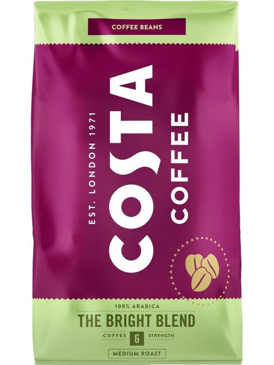 Кофейня 1 отзывы. Costa Coffee Bright Blend кофе в зернах 200г. Кофе молотый Costa Signature Blend 200г. Кофе Costa Signature зерновой 200г. Costa Signature Blend зерно 1 кг.