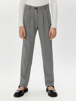 Брюки школьные в клетку