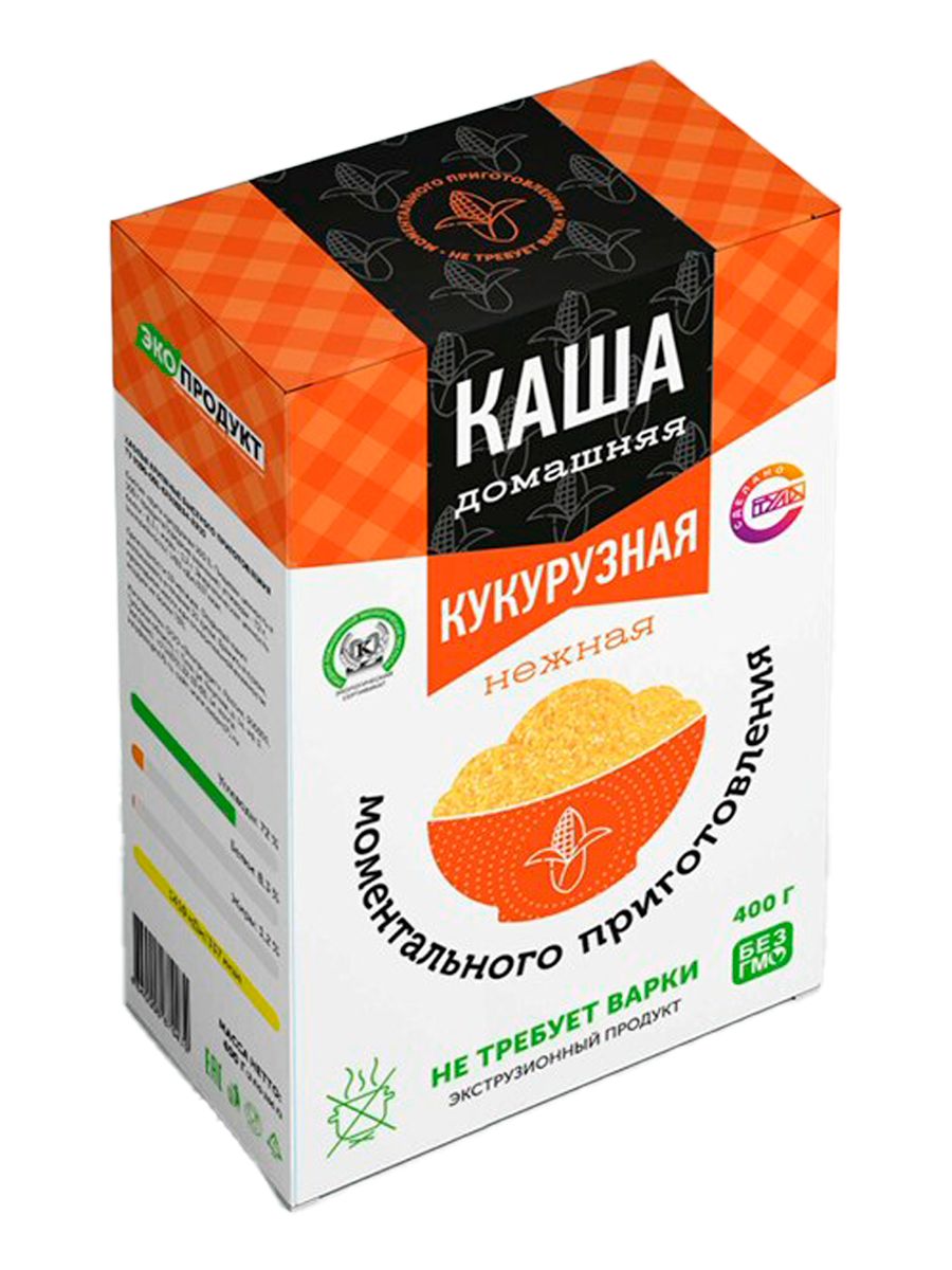 Эко продукты домашняя каша кукурузная