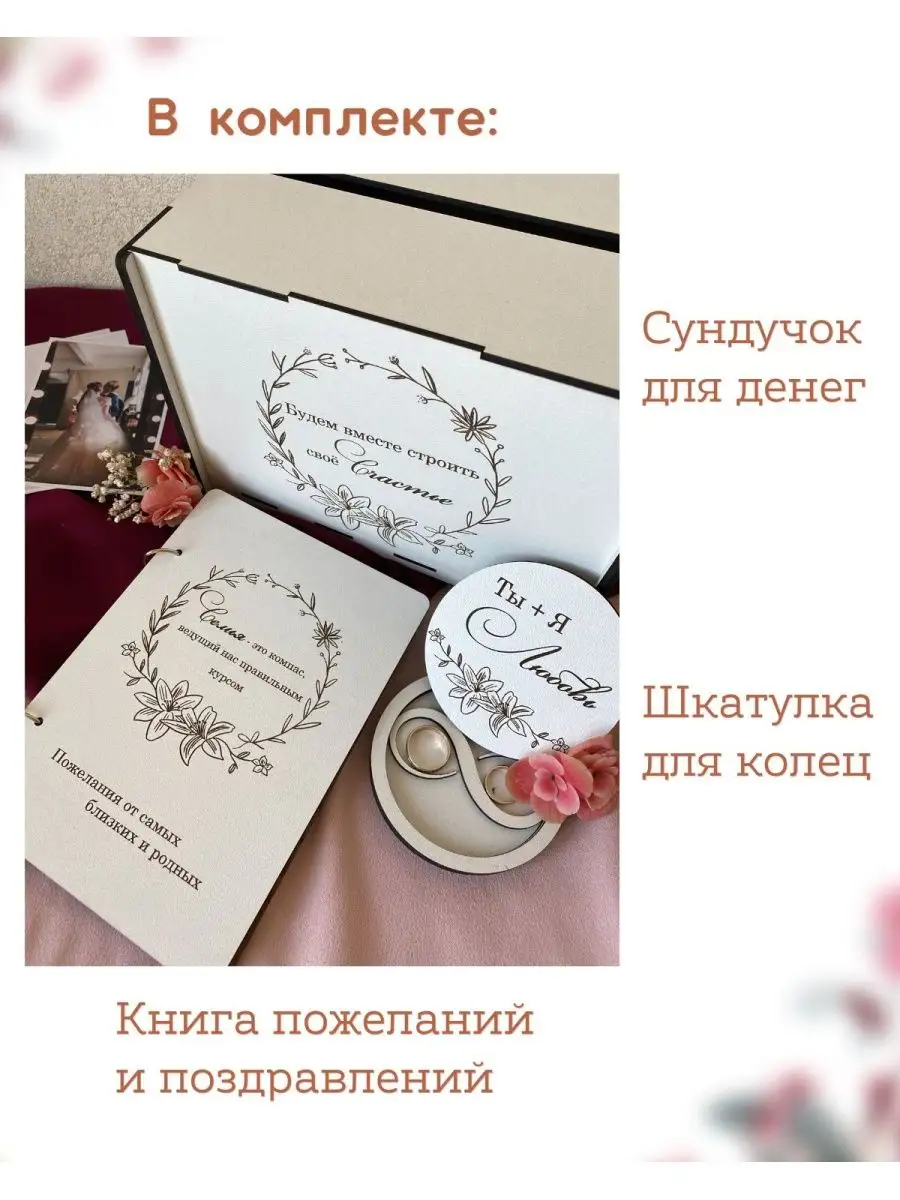 Искренние поздравления Набор для изготовления подарочной коробочки для денег VIRENA КДГ_016_RU