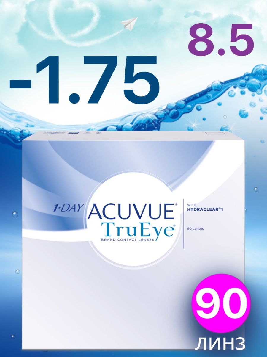 Credit2day отзывы. Контактные линзы 1 Day Acuvue TRUEYE (30 линз) AC 1d te 8.5 -4.00. Acuvue TRUEYE отзывы.