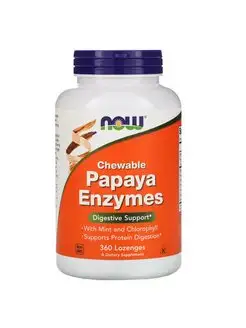 Papaya Enzymes, Папайя Энзимы - 360 таблеток