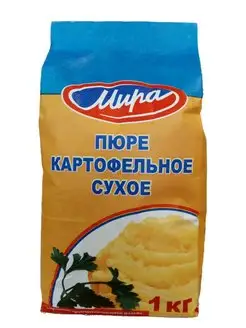 Пюре картофельное натуральное сухое