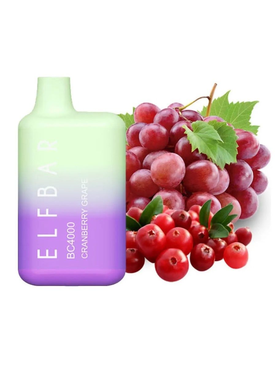 Elf Bar bc4000. Elfbar bc4000 виноград. Elfbar bc4000 Cranberry grape. Elf Bar BC 4000 Cranberry grape.