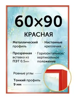 Металлическая рамка 60х90 см