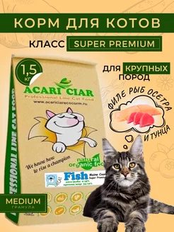 Сухой корм Maine Coon Fish для кошек мейн-кун с рыбой