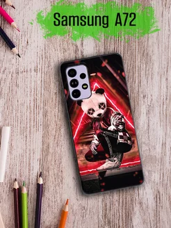 Бампер на Samsung Galaxy A72 с принтом